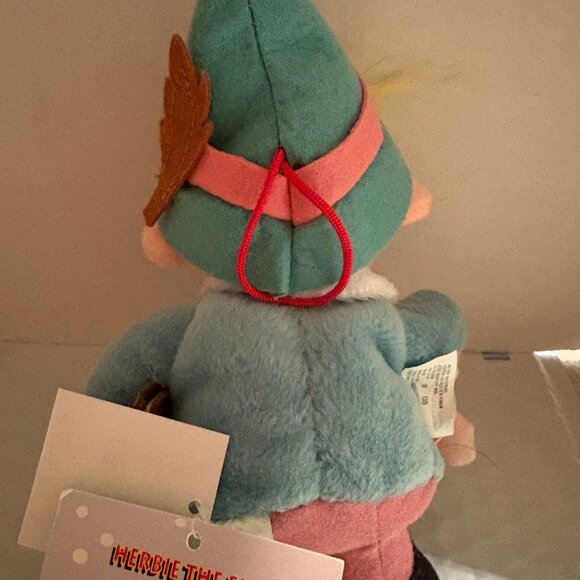 HERBIE THE DENTIST Plush Rudolph Misfit Toys Pink Spotted Elephant NWT Vtg 1999 - Picture 4 of 5